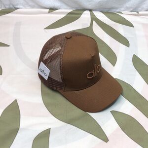 ALO Yoga Brown Mesh Cap